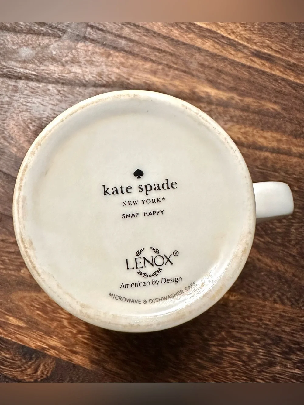 Read My Lips Lenox Coffee Mug by Kate Spade Snap Happy Collection